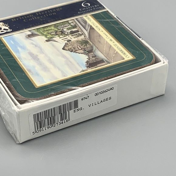 New British Heritage Collection by Pimpernel 6 Coasters English Villages England - Picture 3 of 6